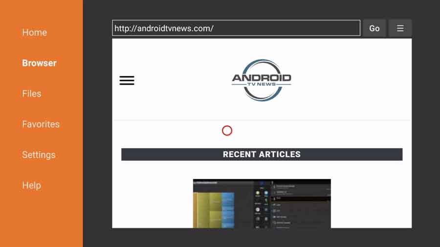 android tv browser app