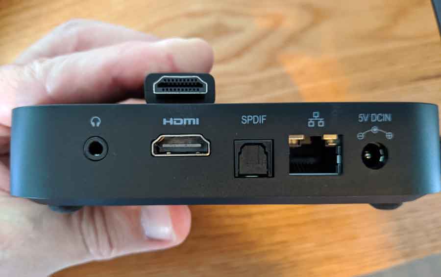 Connecting your Android TV box to your TV via the HDMI cable