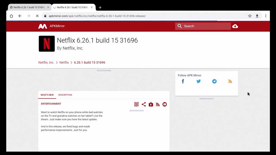 netflix android tv apk