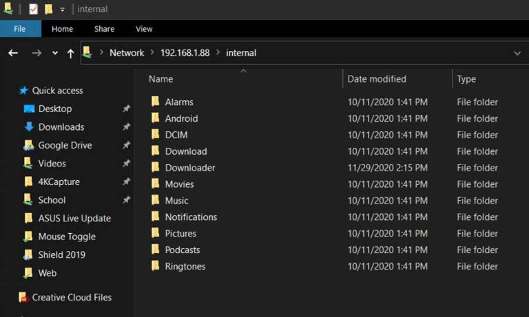 Transfer Files To Nvidia Shield Over Network
