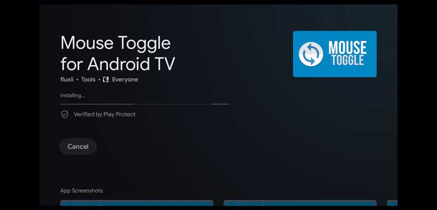 android tv mouse control