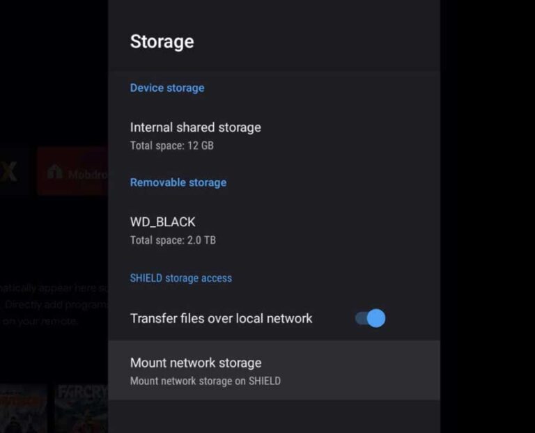 How to Mount Network Storage on NVIDIA Shield