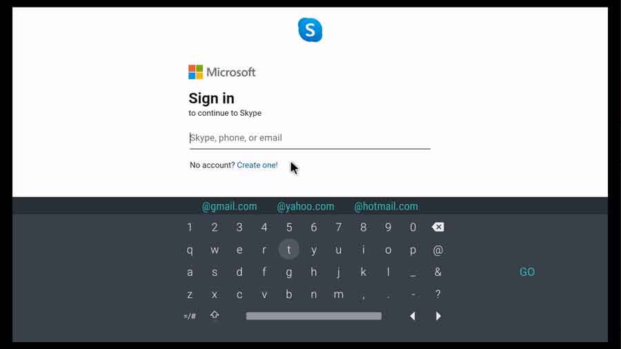 unable to sign into skype android