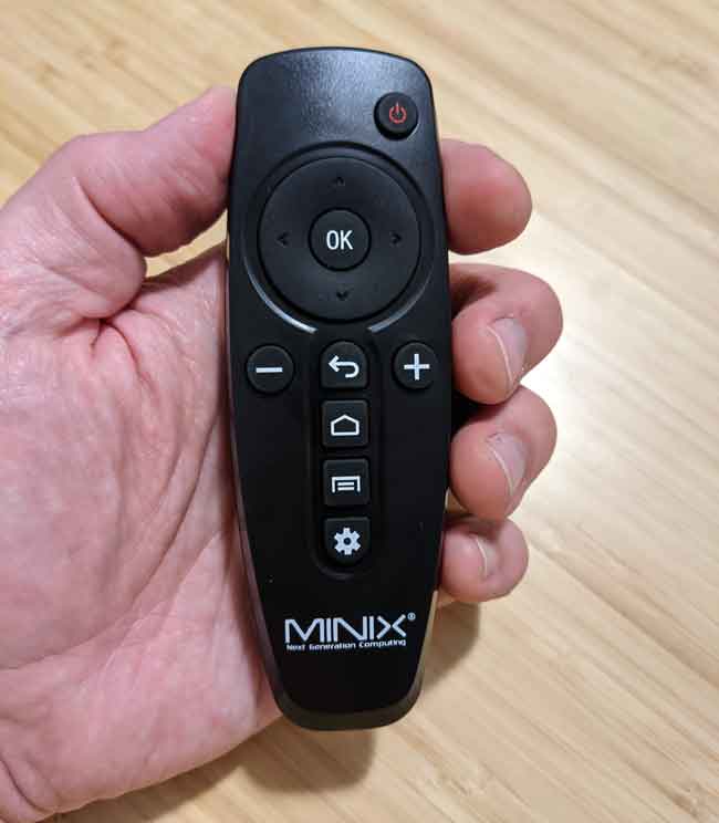 MINIX NEO T5 remote control