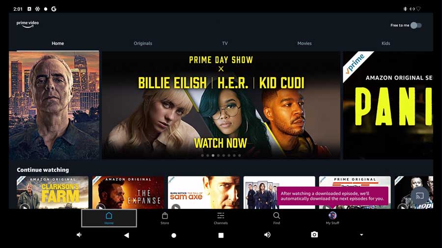 Amazon Prime Video on the Beelink GT-King Pro