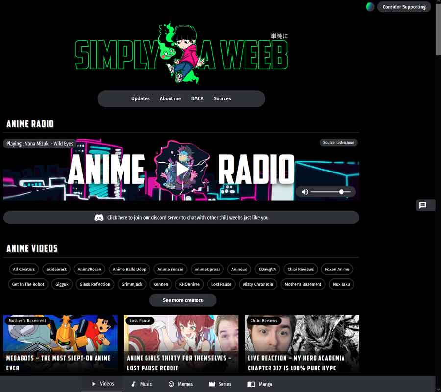 Best Anime Streaming Sites: SimplyaWeeb