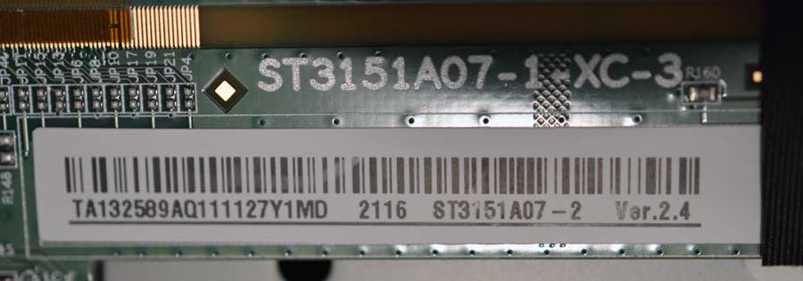 CSOT (owned by TCL and Samsung) LCD panel out of an Insignia TV