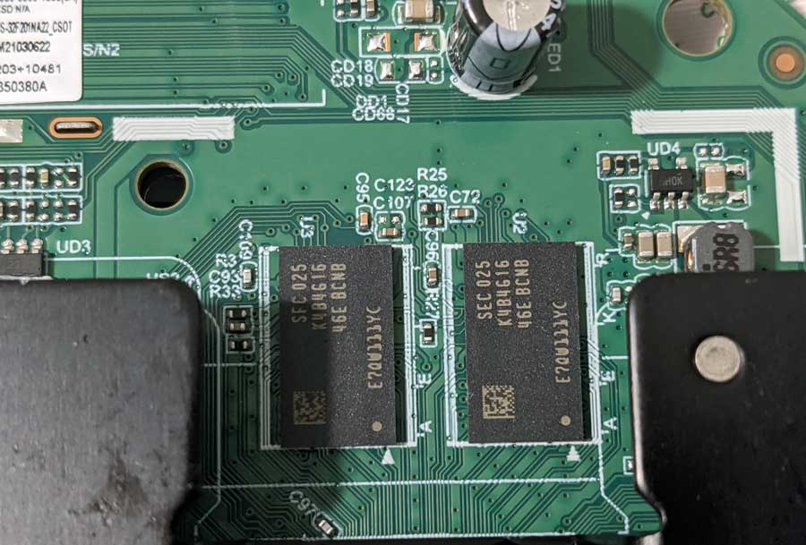 Samsung main-board out of an Insignia television