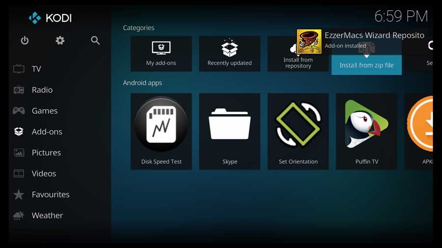 add ons for kodi 17.4 firestick