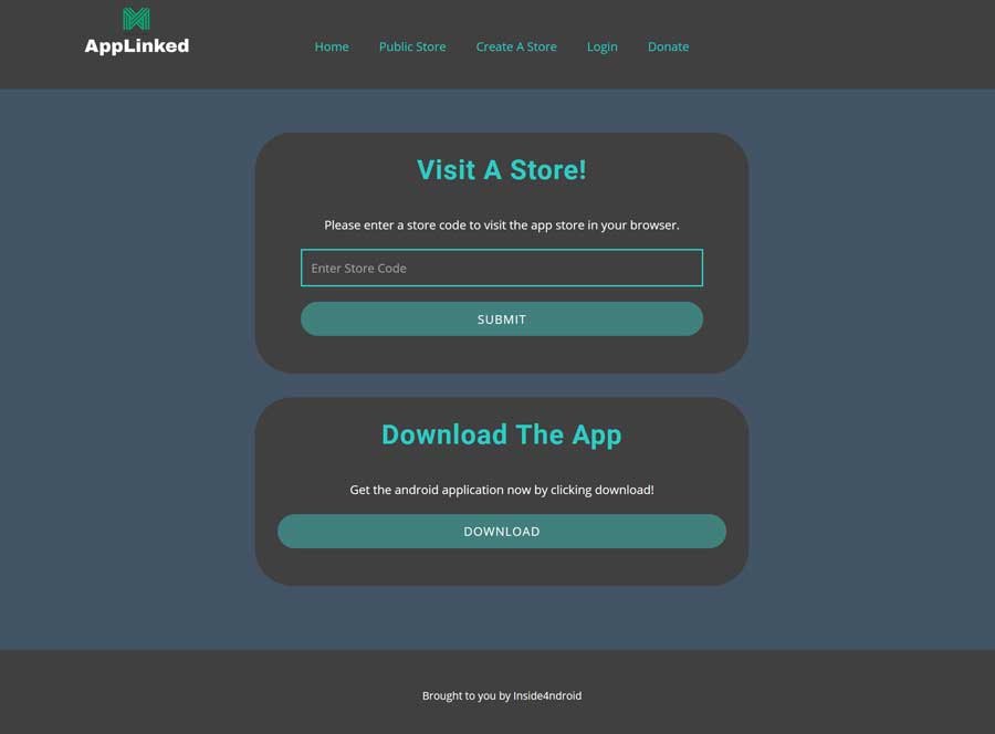 Applinked website