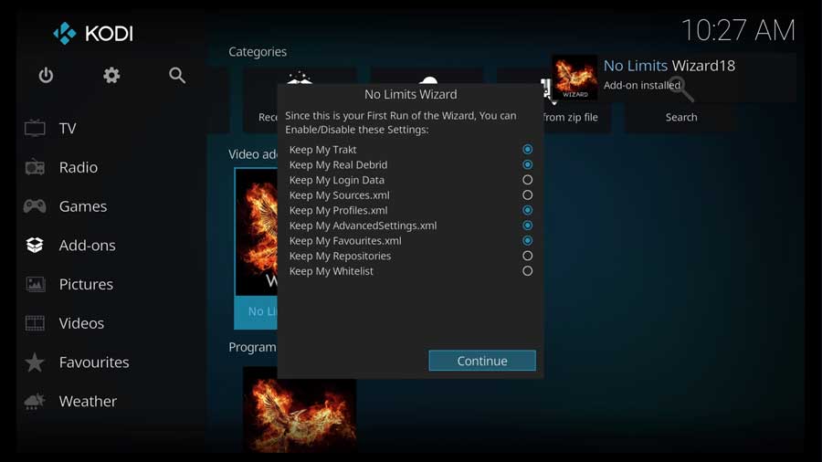 official kodi 17.6 download fire stick