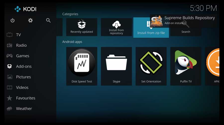 kodi 17.3 download titanium build