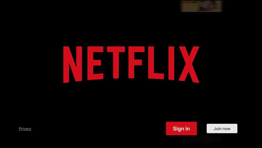 Sign in when restarting Netflix
