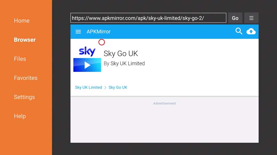 Sky Go UK APK on APK Mirror