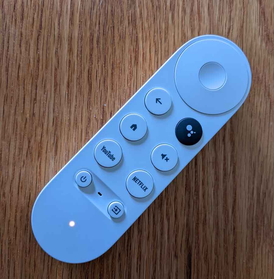 Chromecast with Google TV remote control