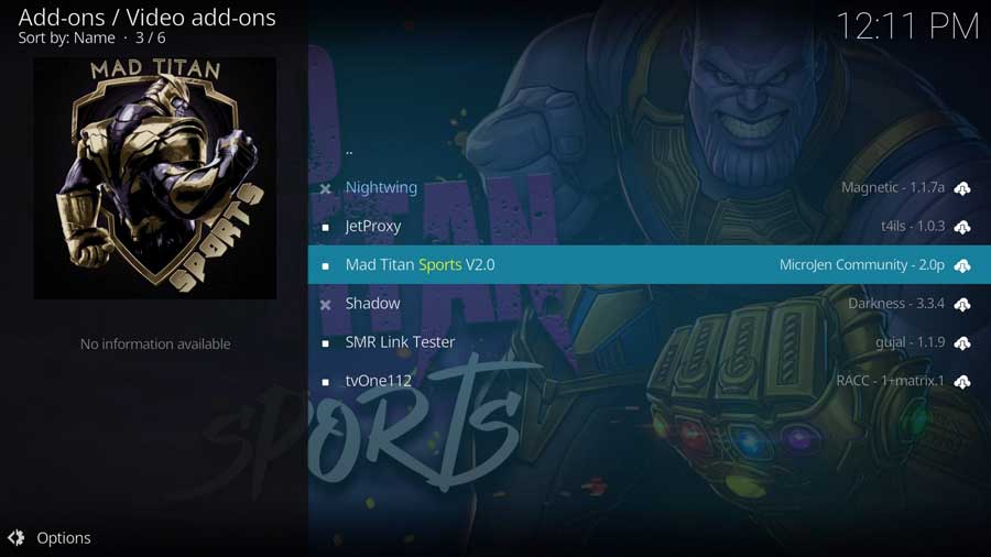 Click on Mad Titan Sports V2.0