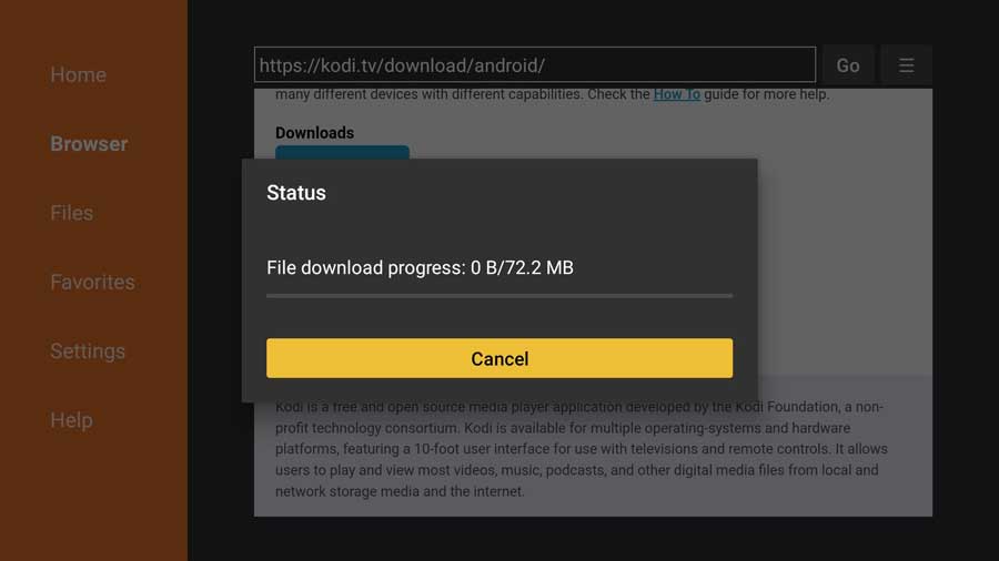 Download in progress